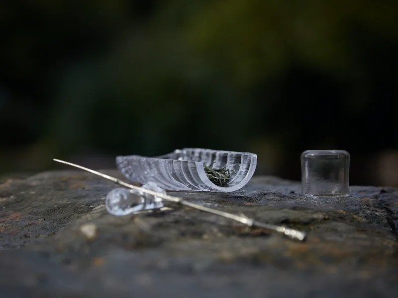 Ice Bamboo Chaze and Tea Pick Set — 2