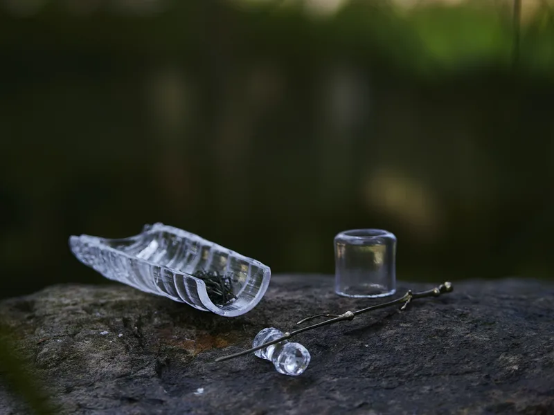 Ice Bamboo Chaze and Tea Pick Set — 3
