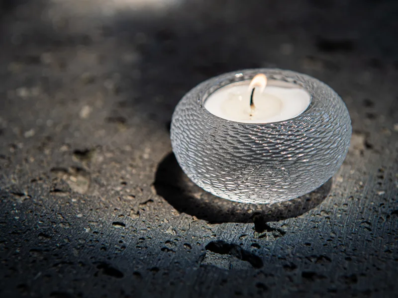 Ice Ripple Candle Holder — 2