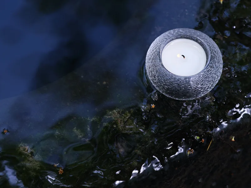 Ice Ripple Candle Holder — 4