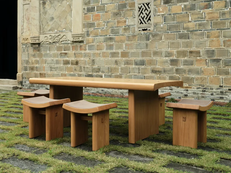 Soaring Rooftops Tea Stool — 4