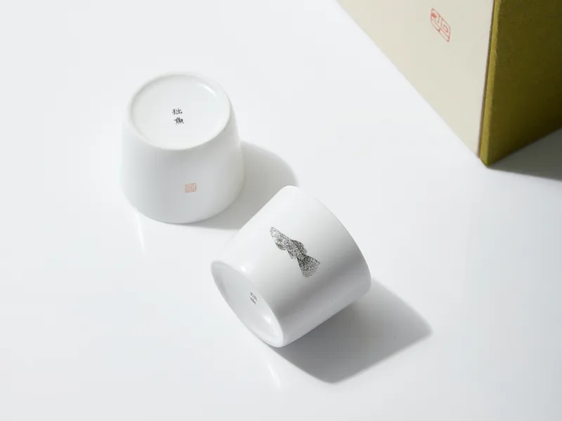 Twelve Modern Jingdezhen Porcelain Cups Set — 2